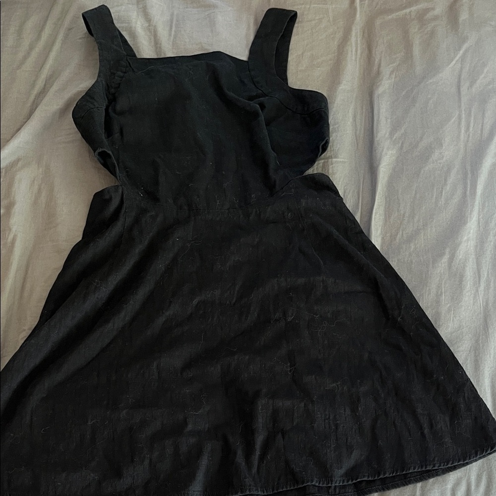 Cute Black Sleeveless Dress